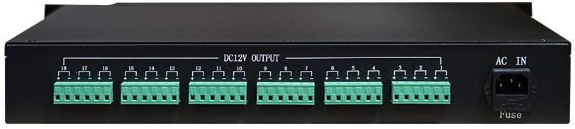 CCTV Distributed Power Supply Box 18 Ports 20Amp 12V DC H7970