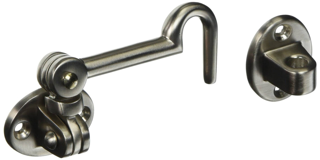 3-1/2 inch Swivel Cabin Door Hook Satin Nickel Z69758