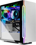 White Gaming Desktop PC with Ryzen 5 5600X, RTX 3060 Ti, 1TB NVMe SSD, 16GB DDR4 L861