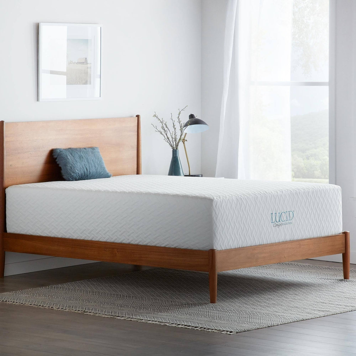 Queen Plush Gel Memory Foam Mattress I959
