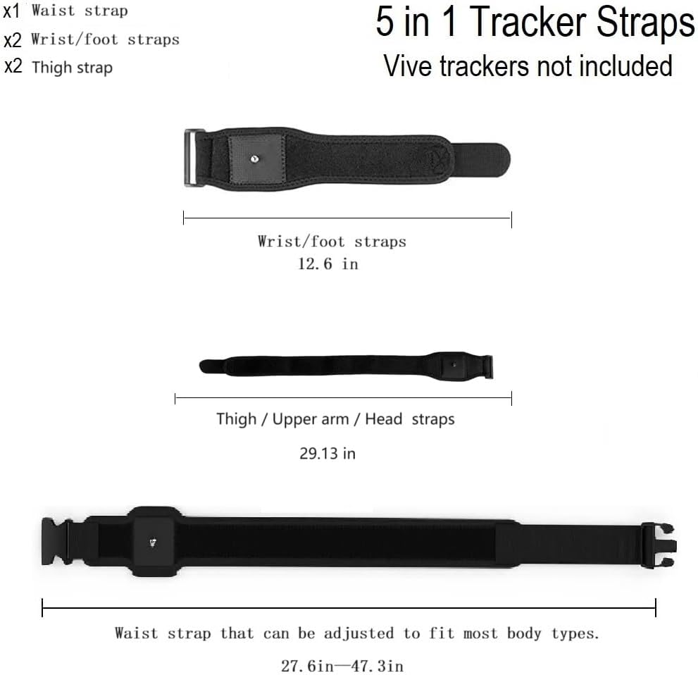 Full Body Tracker Strap, Waist Belt, Hand and Foot Strap, Thigh Strap, VR Accessories Y910