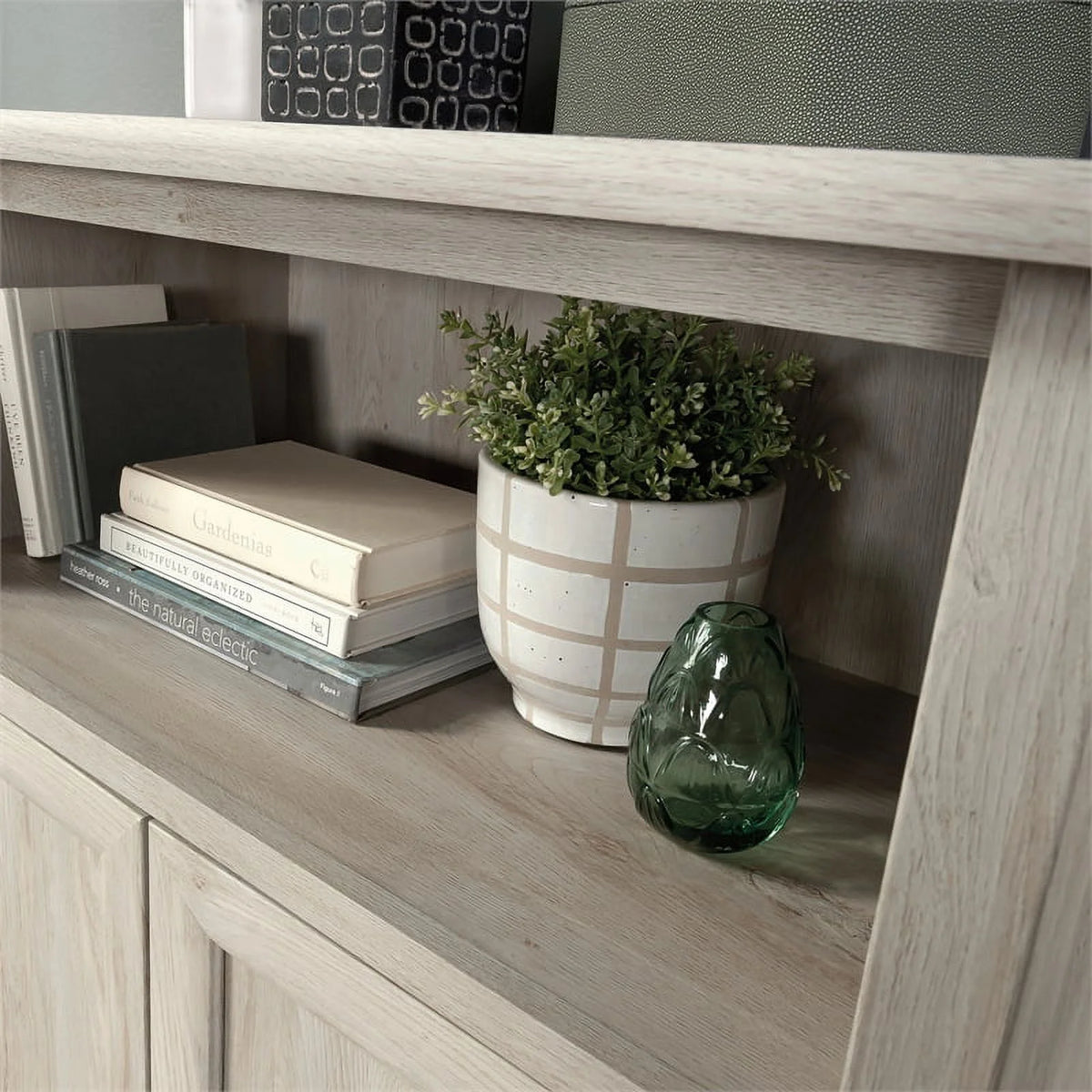 Engineered Wood Storage Cabinet in Chalked Chestnut H4618