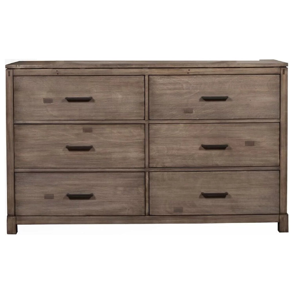 6 Drawer Mahogany Wood Dresser N940