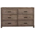 6 Drawer Mahogany Wood Dresser N940