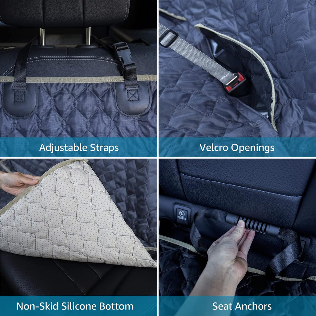 XL Nonslip Waterproof Dog Car Seat Cover, Pack of 2 V55450