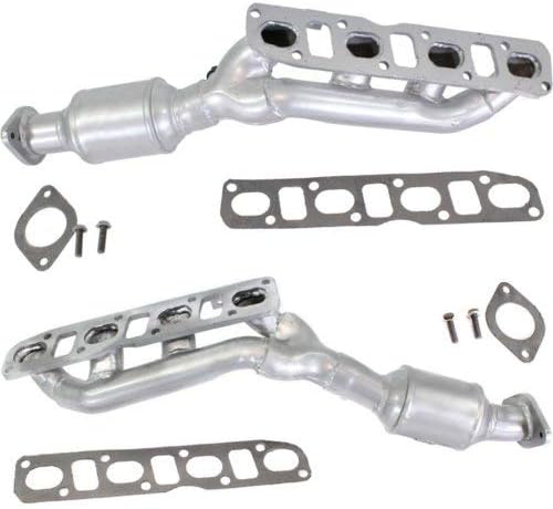 Front Catalytic Converter Pair Compatible with Nissan Titan Armada Pathfinder Infiniti QX56 E12121
