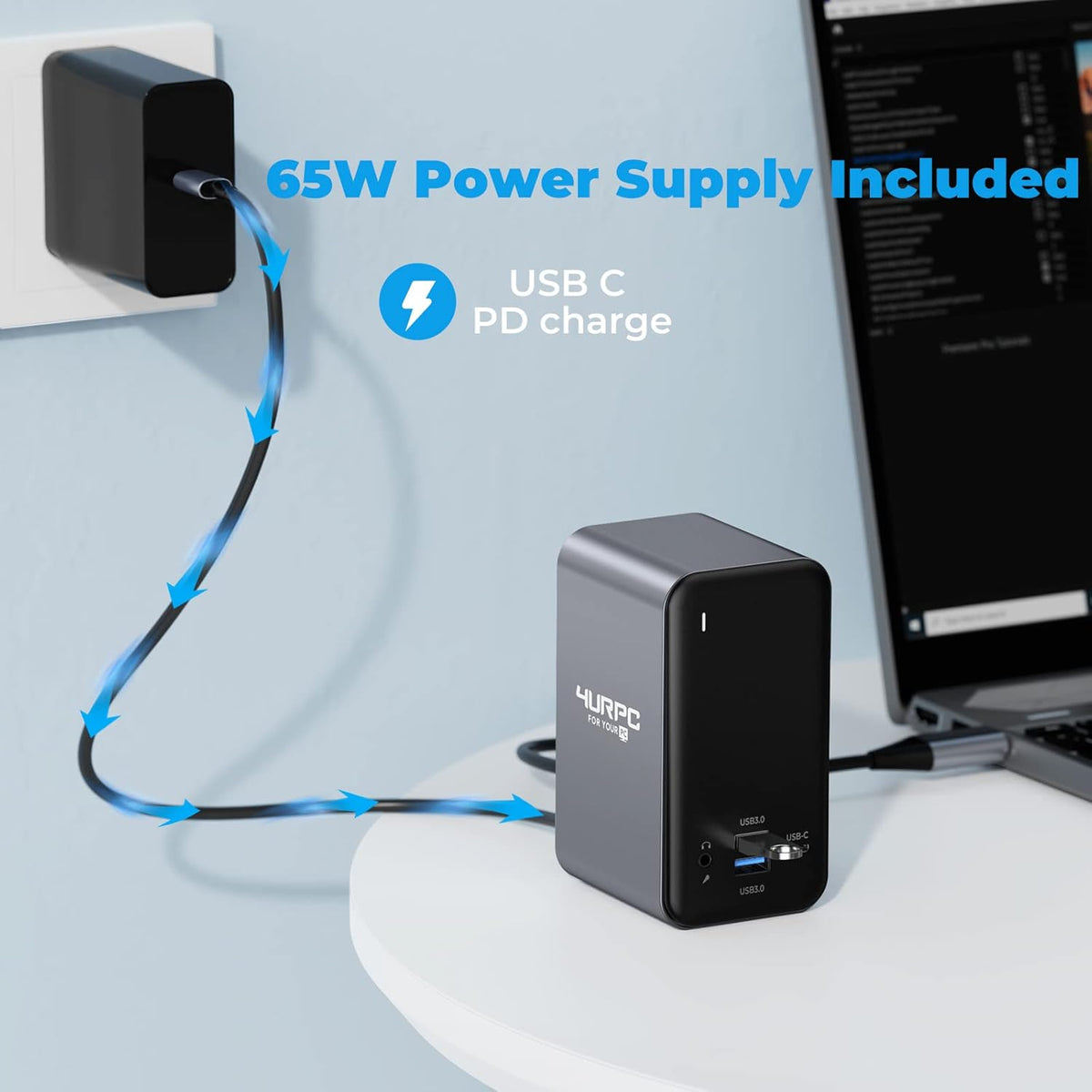 15-in-1 USB C Docking Station with Dual HDMI, VGA, USB, RJ45 F935
