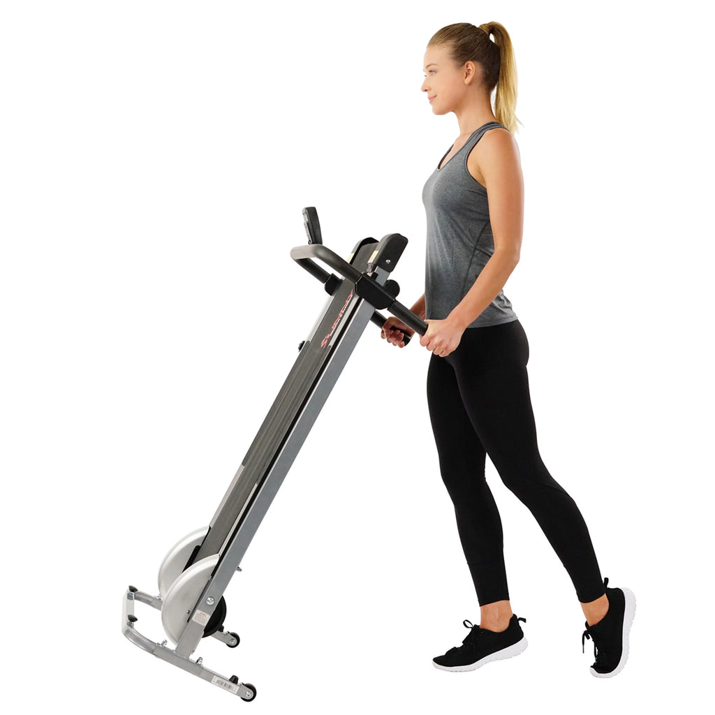 Manual Treadmill Compact Foldable Exercise Machine Z437262