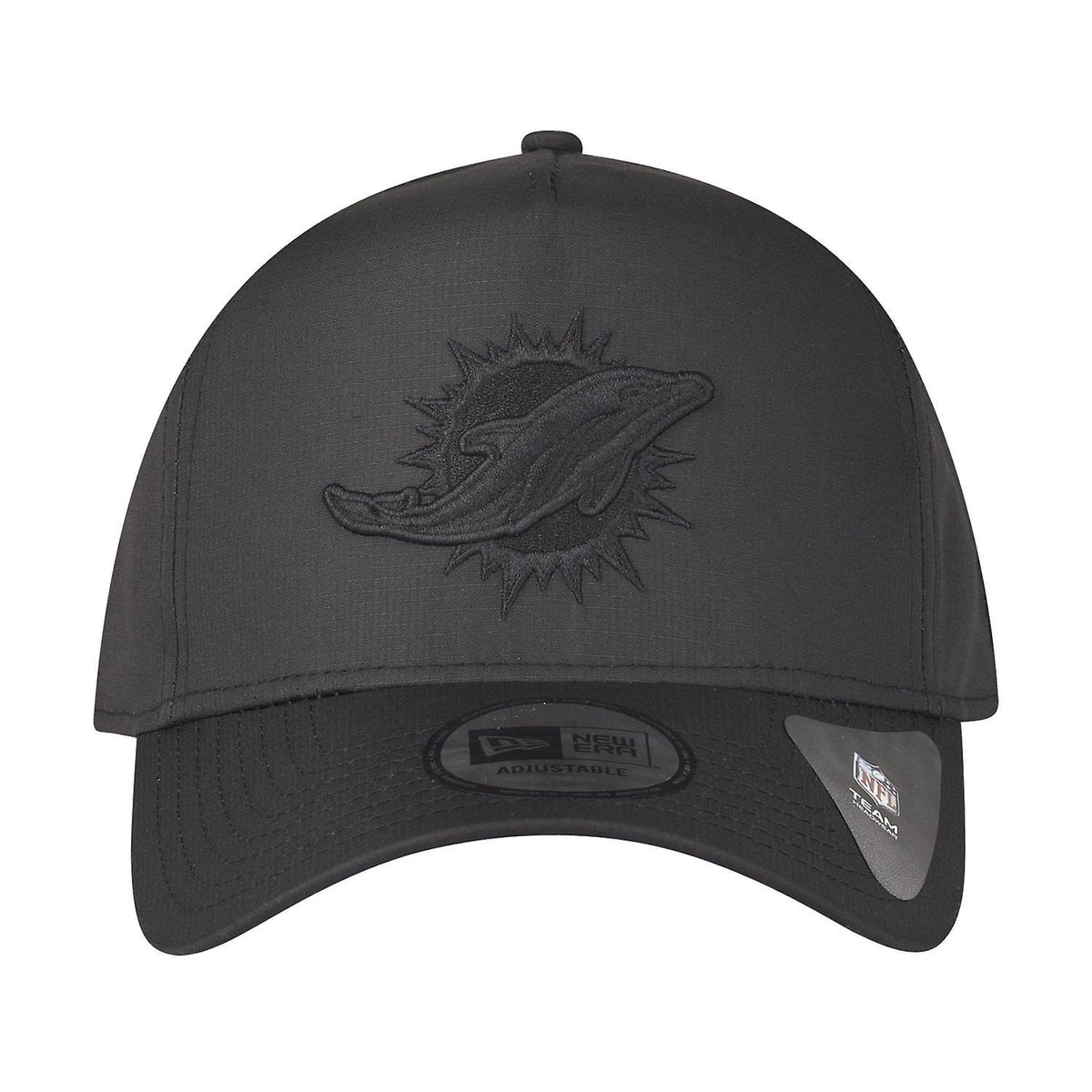 Black A-Frame Ripstop Trucker Cap W522
