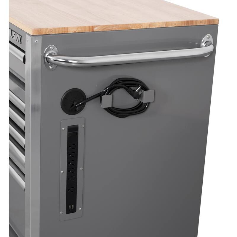 52 in. Gloss Gray Mobile Workbench Tool Chest V9606