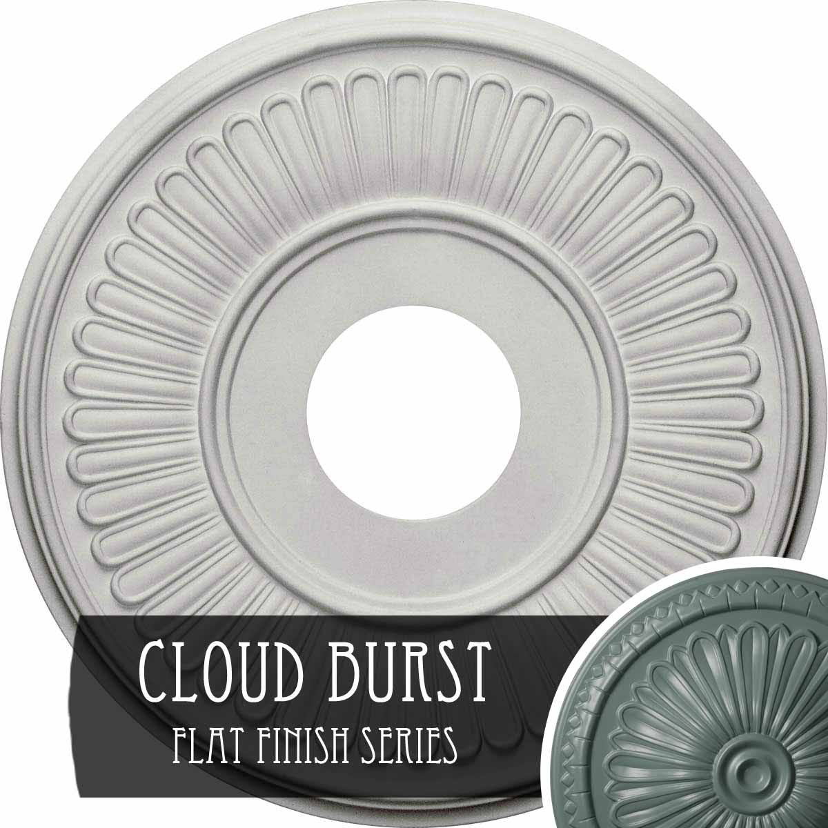 15 3/4x22OD x 3 7/8x22ID x 3/4x22P Ceiling Medallion H737053