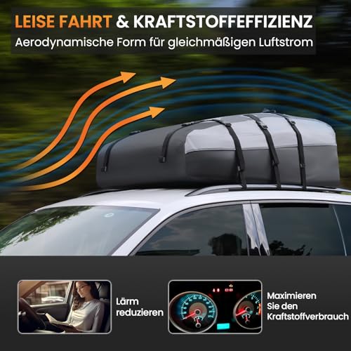 20 Cubic Waterproof Car Roof Bag with Strap L891
