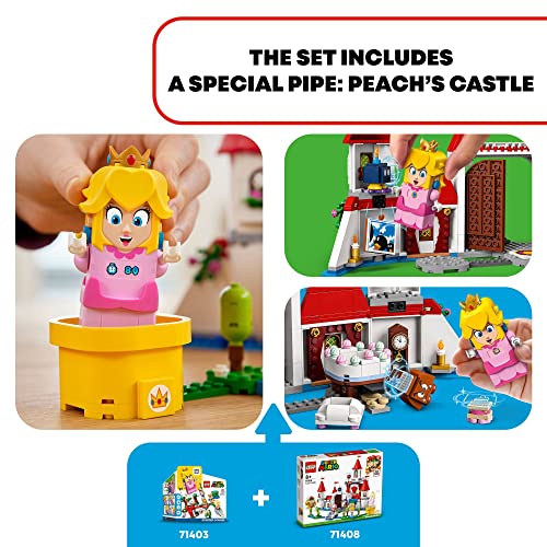 Buildable Game Toy with Time Block Plus Bowser and Toadette Figures M74284