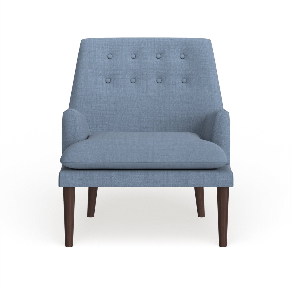 Blue Mid-Century Accent Chair N35894