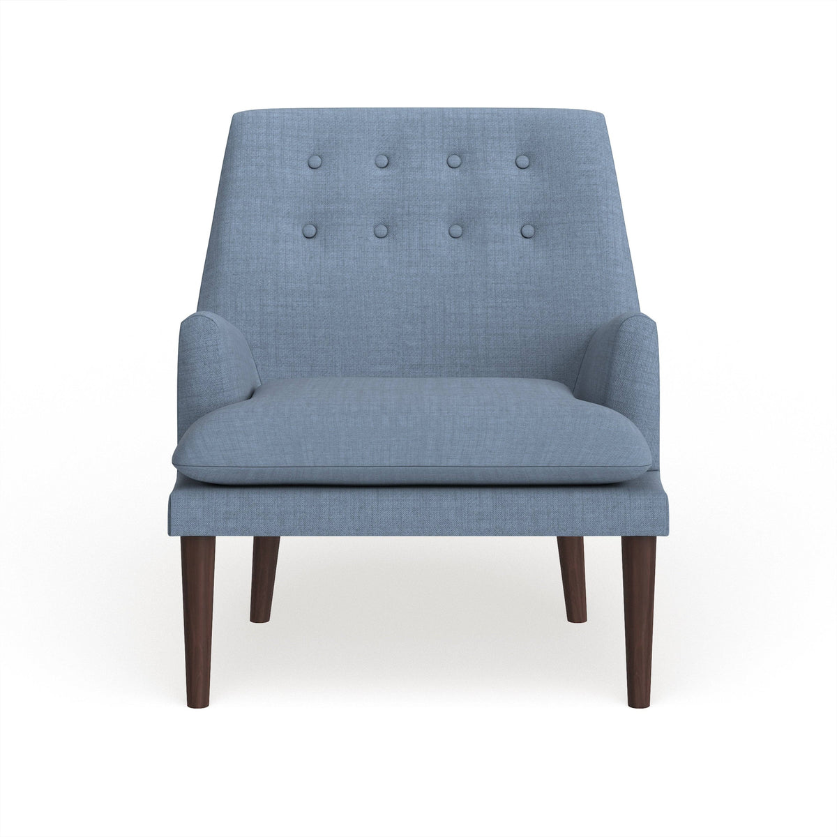 Blue Mid-Century Accent Chair N35894
