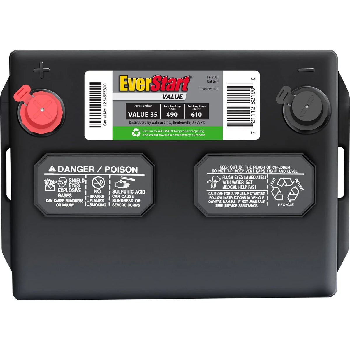 Group Size 35 12 Volt Lead Acid Automotive Battery M172700