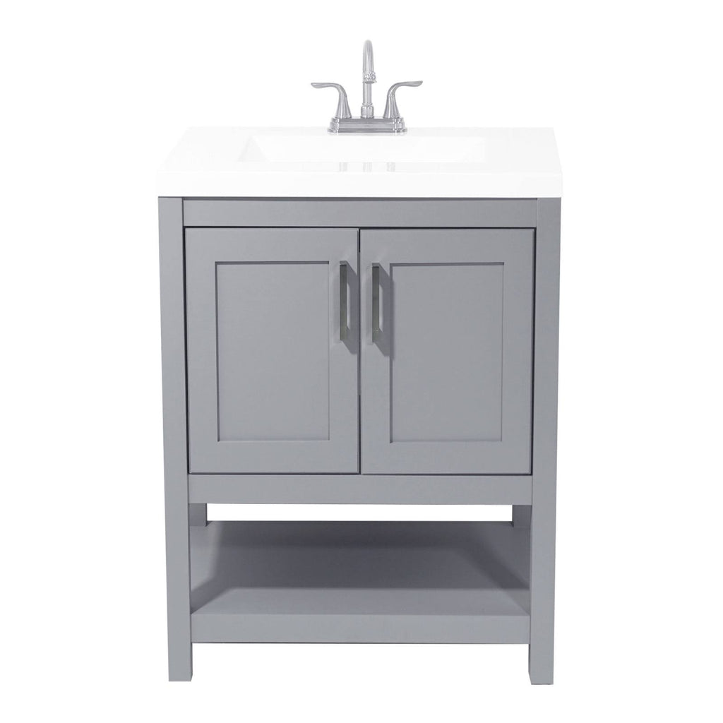 Bath Vanity with Cultured Marble or Quartz Stone Top S68388