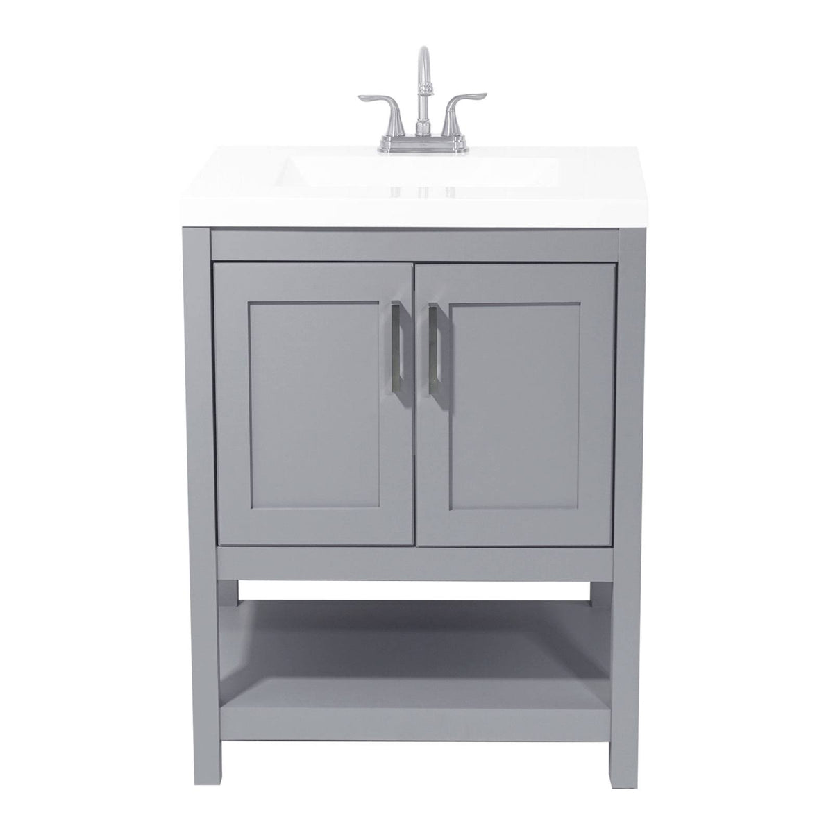 Bath Vanity with Cultured Marble or Quartz Stone Top S68388