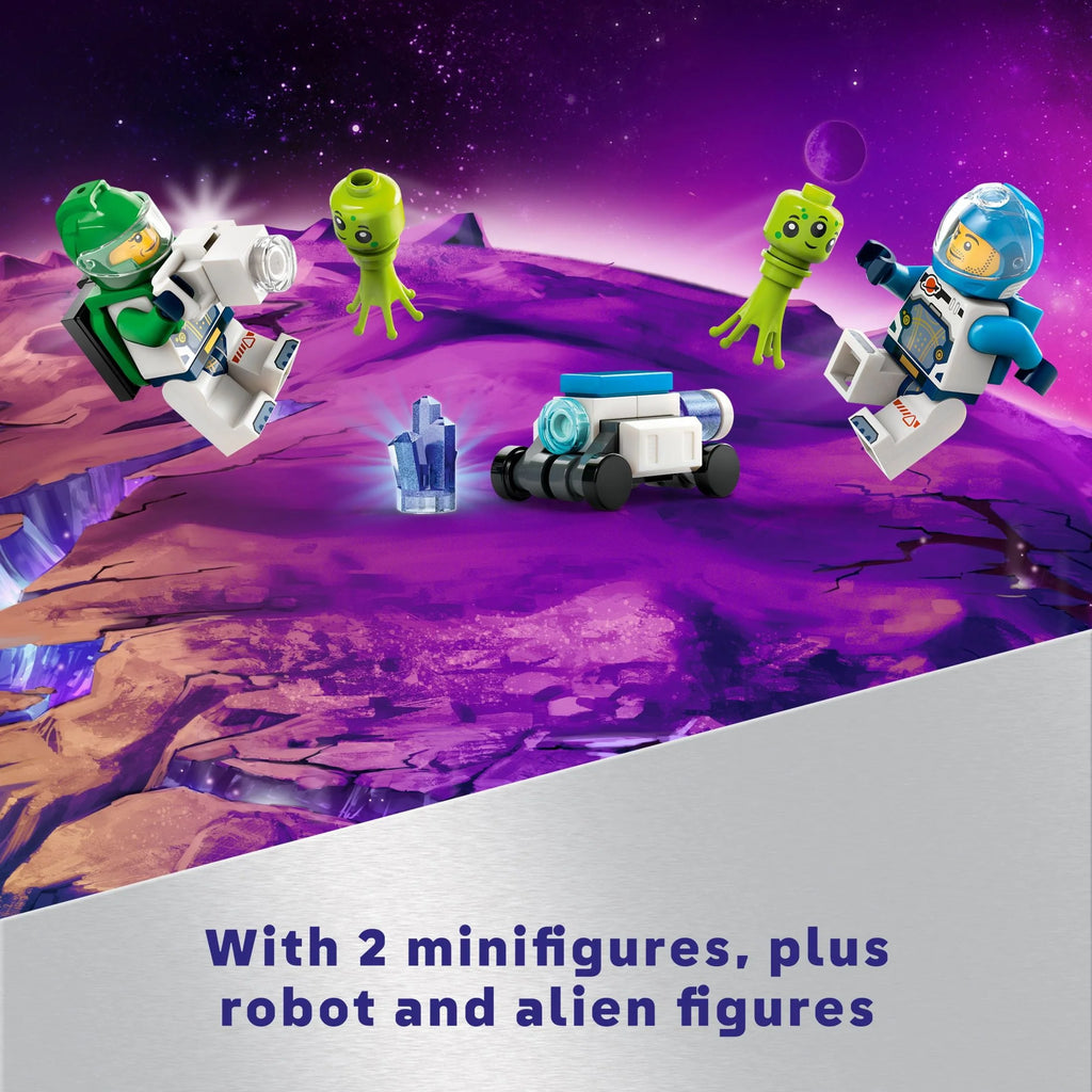 Space Explorer Rover and Alien Life Toy with 2 Minifigures S506