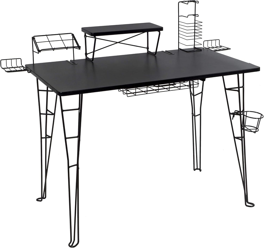 Gaming Desk with Monitor Stand and Cable Management S113940