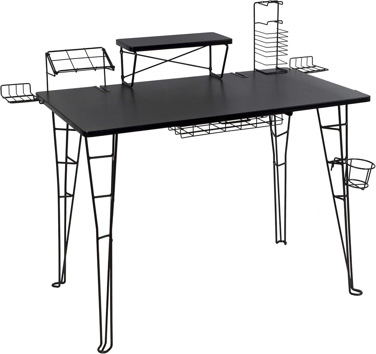 Gaming Desk with Monitor Stand and Cable Management S113940