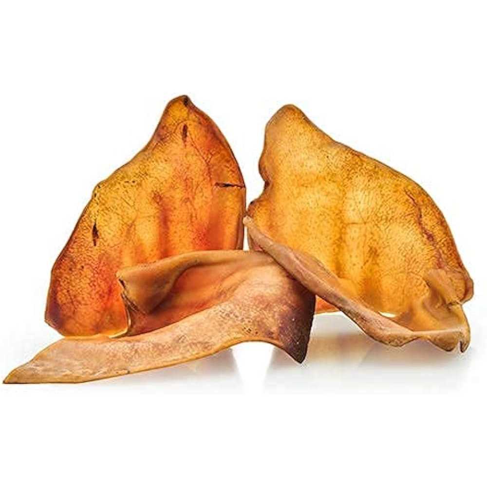 All Natural Jumbo Whole Pig Ears for Dogs G31608