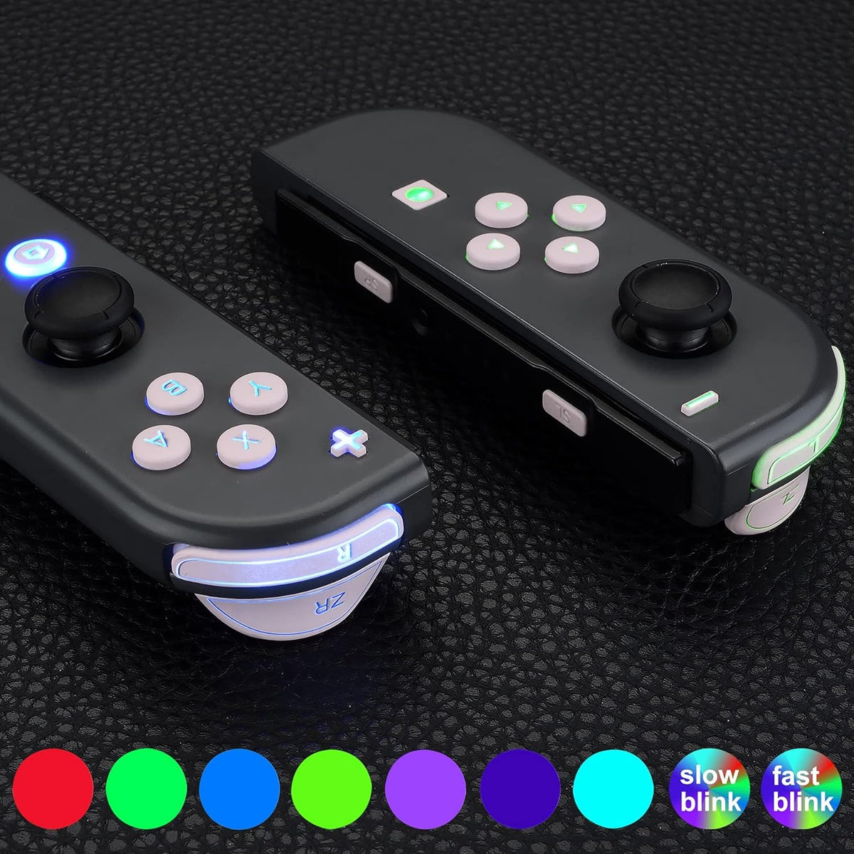 7 Colors 9 Modes LED Kit for Nintendo Switch Joy-Con Controller H744953