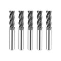 Carbide Square End Mill 4 Flute 5 Pieces 3/8 L909