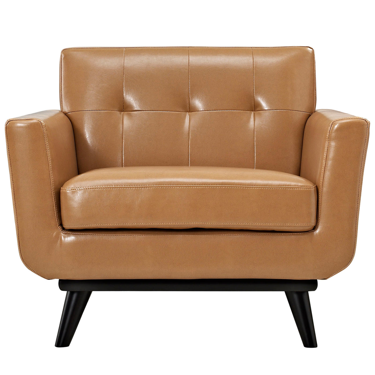 Brown Leather Armchair Q20234