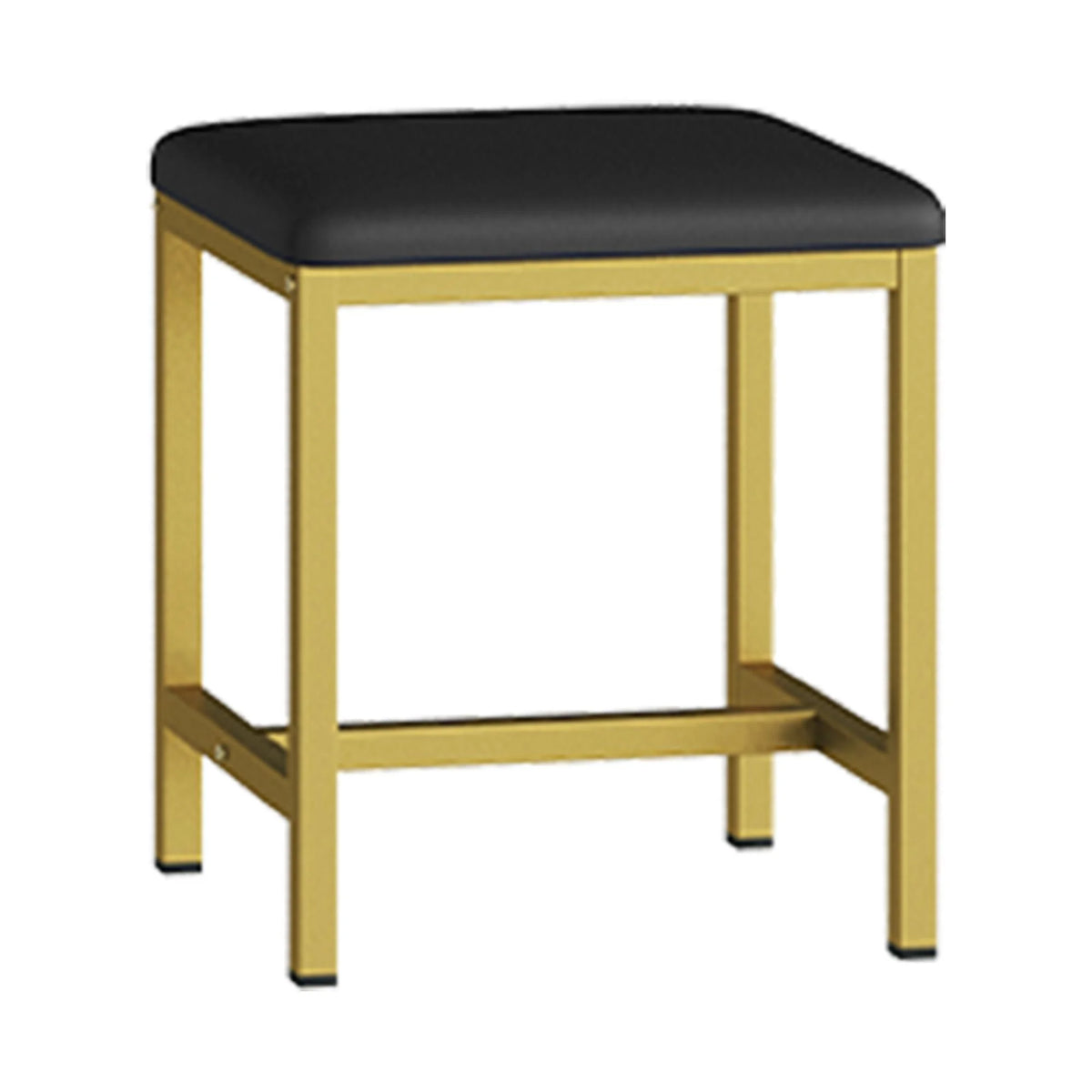 Black Corner Vanity Desk with Mirror and 6 Drawers R439