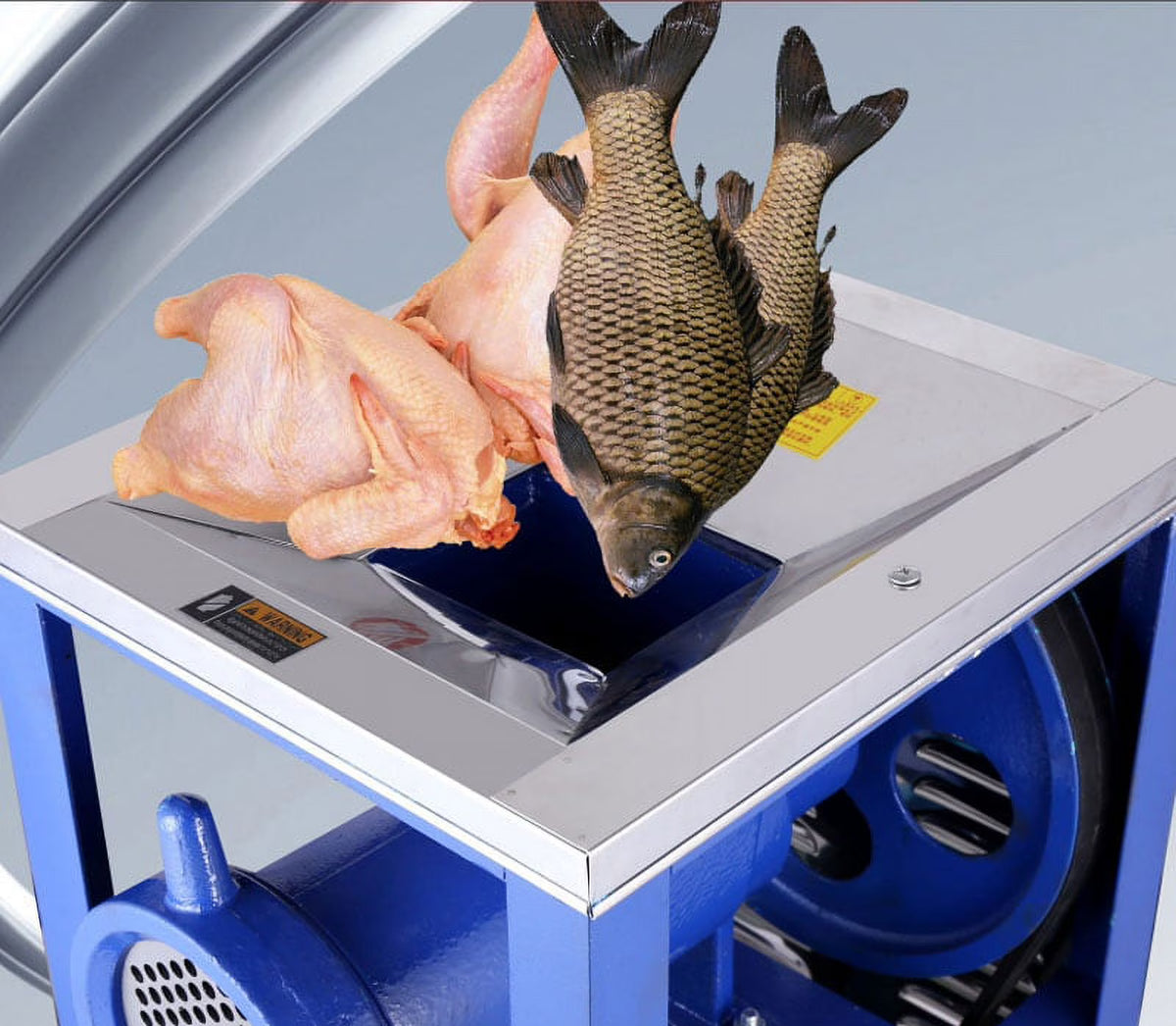 Electric Bone Crusher Ground Meat Crushing Feed Food Seasoning 220V 3KW A67585