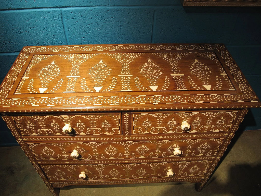 Bone Inlaid Chest of Drawers X642