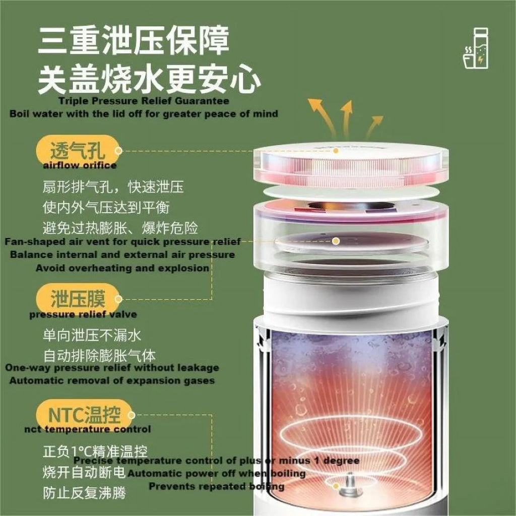 110V portable electric heating water kettle J626