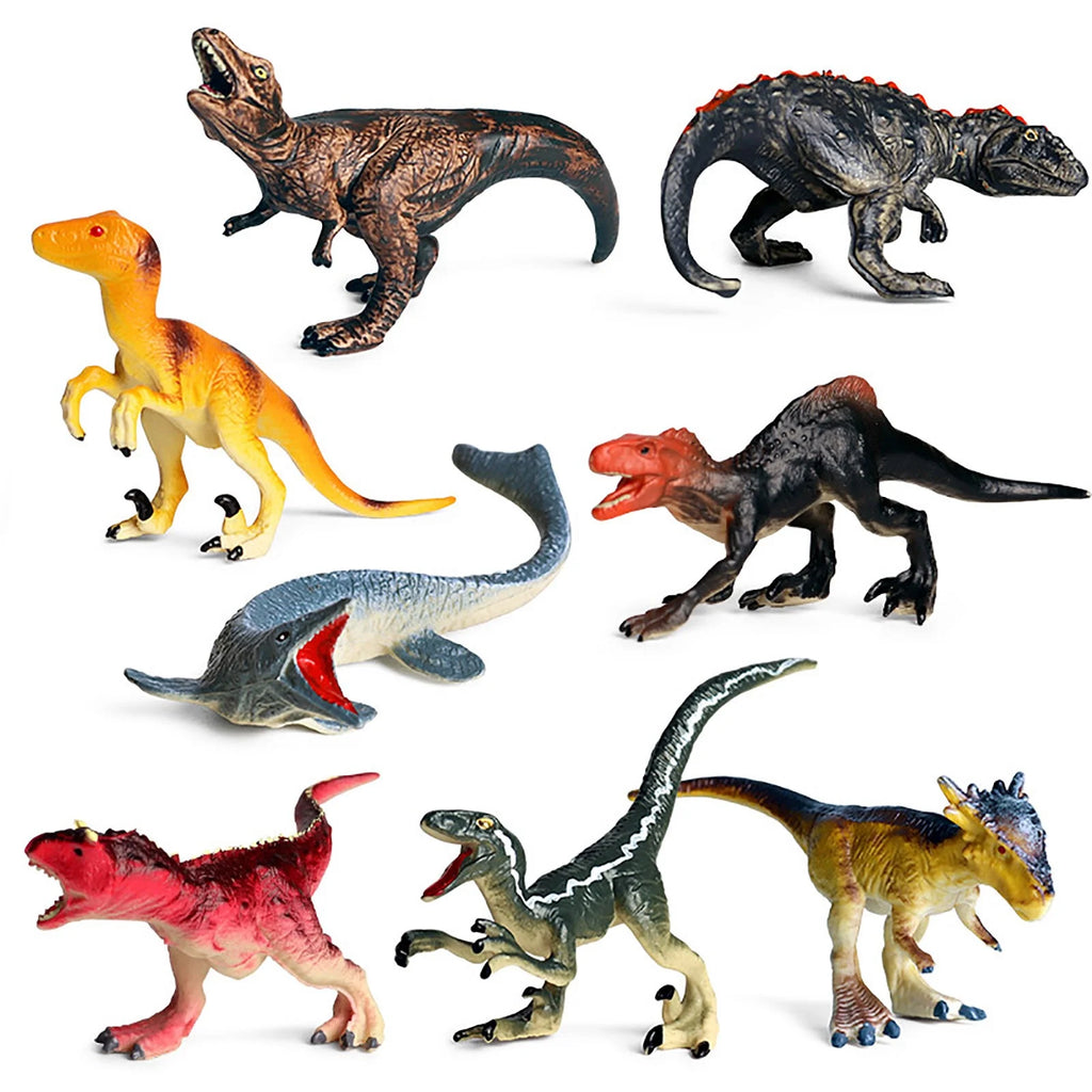 8PCS Simulation Dinosaur Toy O337308