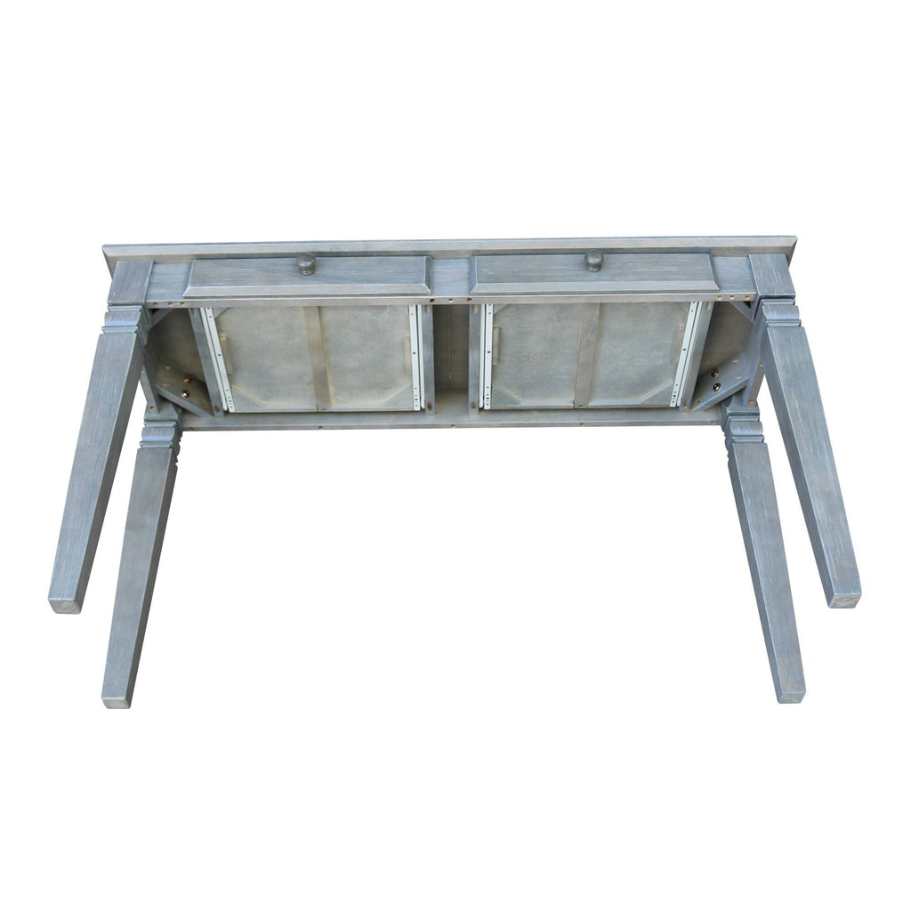 Black Console Table with 2 Drawers P455257