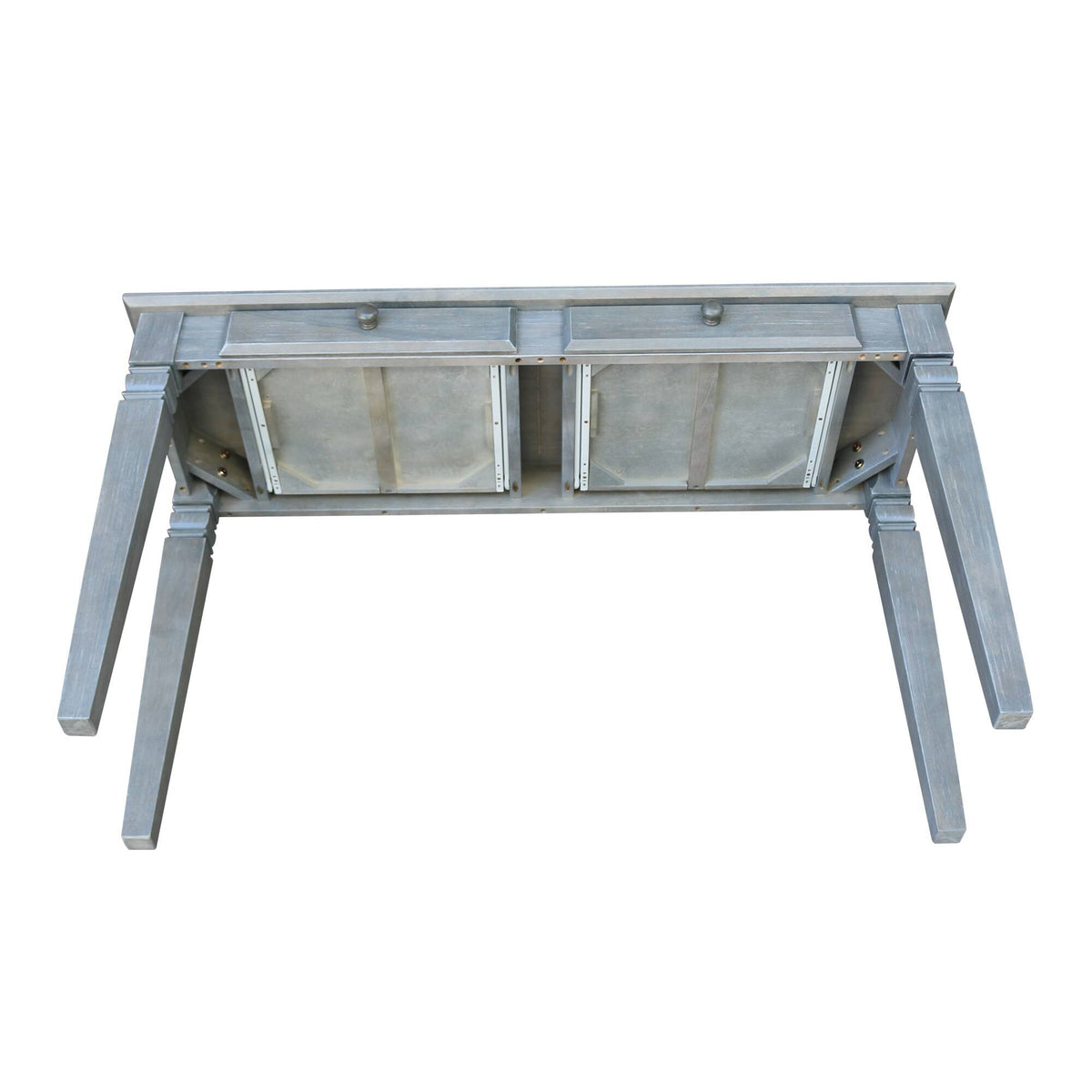 Black Console Table with 2 Drawers P455257