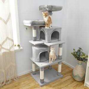 68-in Faux Fur Cat Tree Condo P614