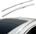 Silver 2 Pcs Car Roof Rack Side Rails G190