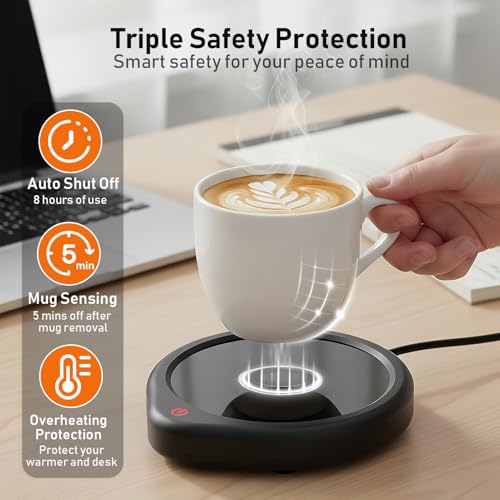 Coffee Mug Warmer with Auto Shut Off Smart Temperature Settings P947