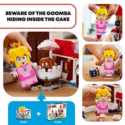 Buildable Game Toy with Time Block Plus Bowser and Toadette Figures M74284
