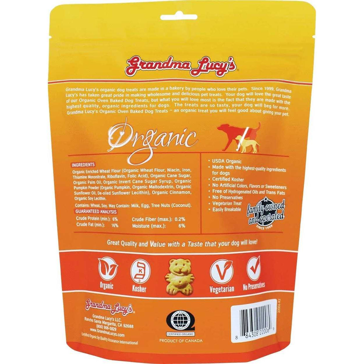Organic Banana & Sweet Potato Oven Baked Dog Treats L6659