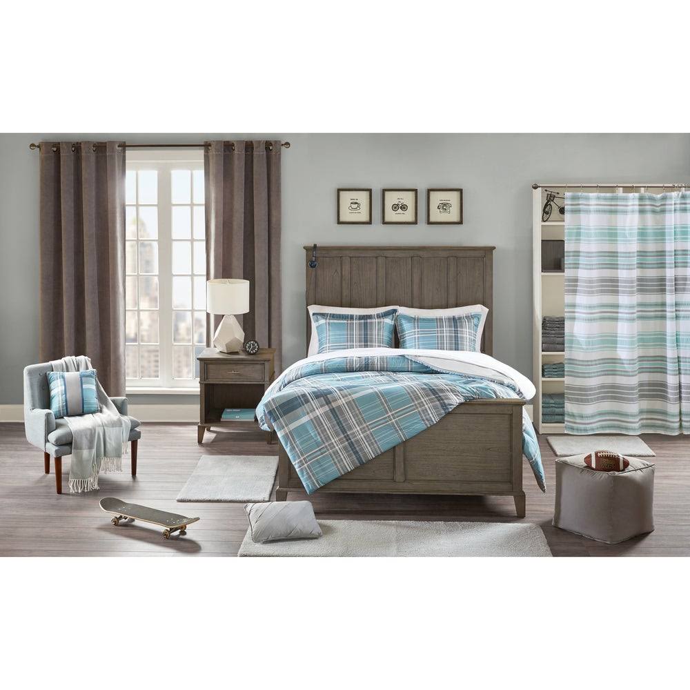 Blue Mid-Century Accent Chair N35894