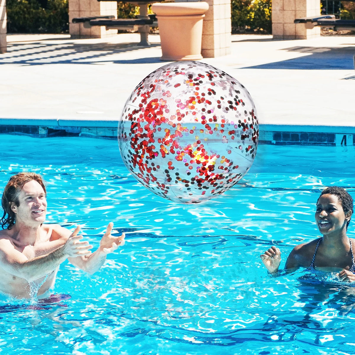 Inflatable Beach Ball with Air Pump A301