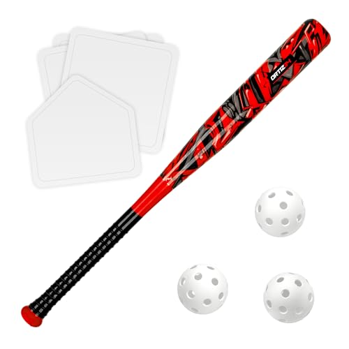 Plastic Bat Baseball Set with 3 Balls Q991