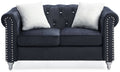 Black Velvet Loveseat N732282
