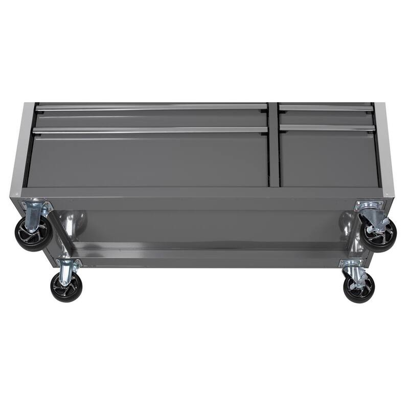52 in. Gloss Gray Mobile Workbench Tool Chest V9606