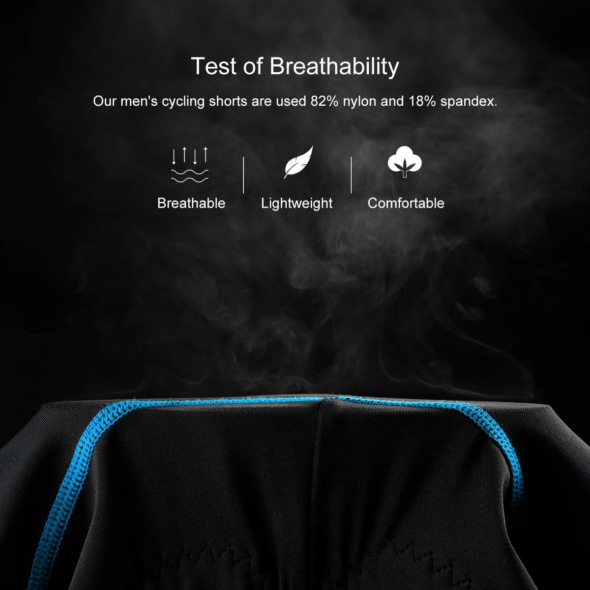 3D Padded Blue Cycling Shorts K61838