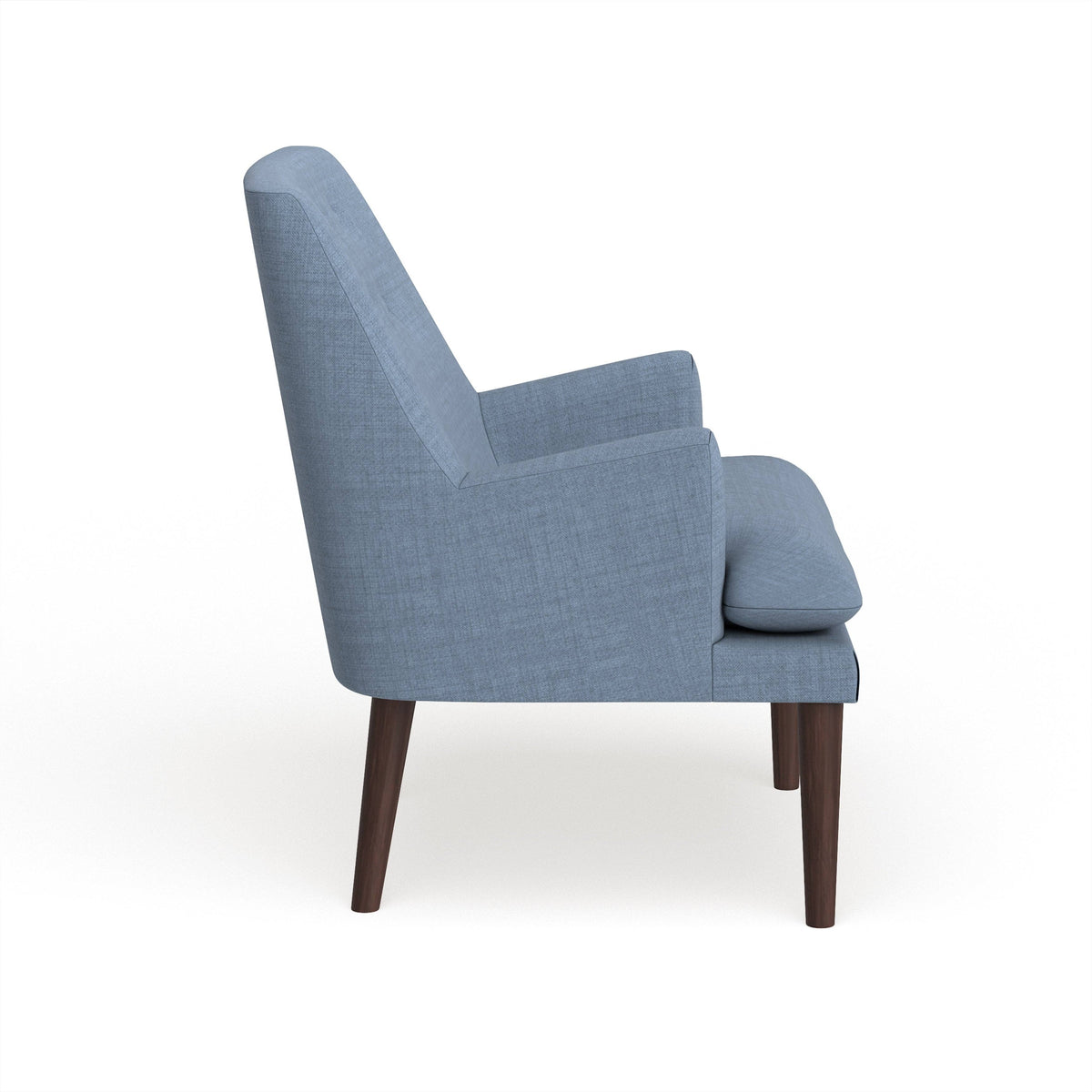 Blue Mid-Century Accent Chair N35894