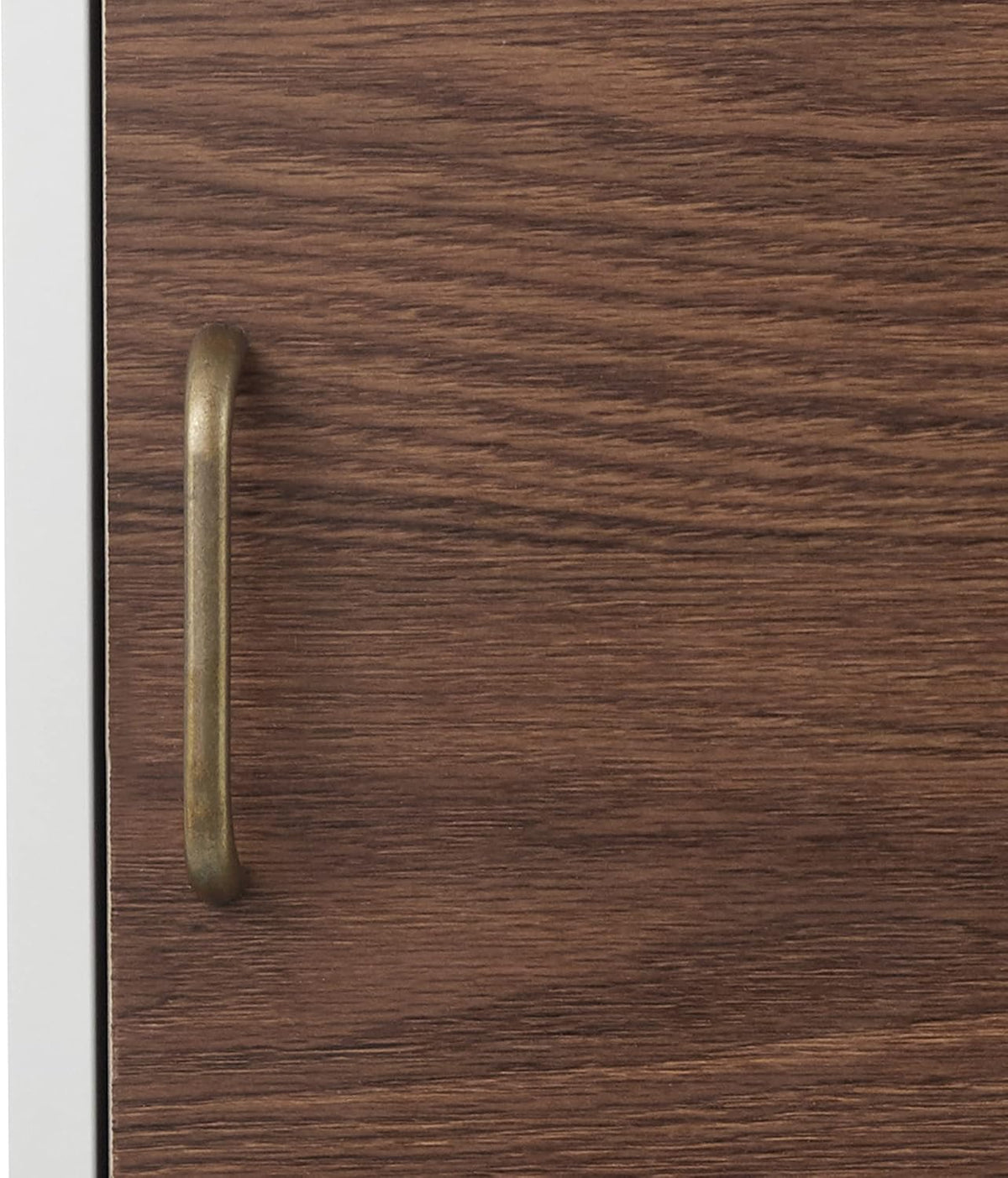 White Wood Bathroom Linen Cabinet W761