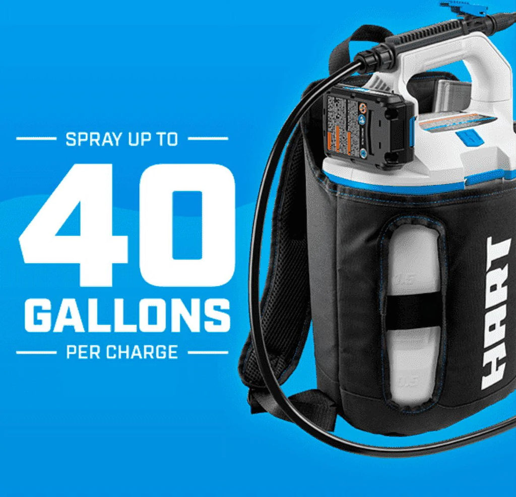 20-Volt 2 Gallon Cordless Backpack Chemical Sprayer Kit Z600105